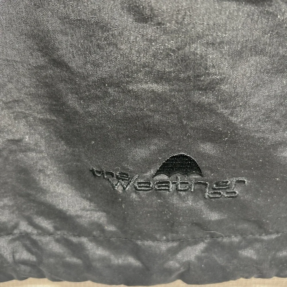 The Weather Co Vest Men's 2X Large Polyester Zip Up Front Pocket Black VTG Y2K